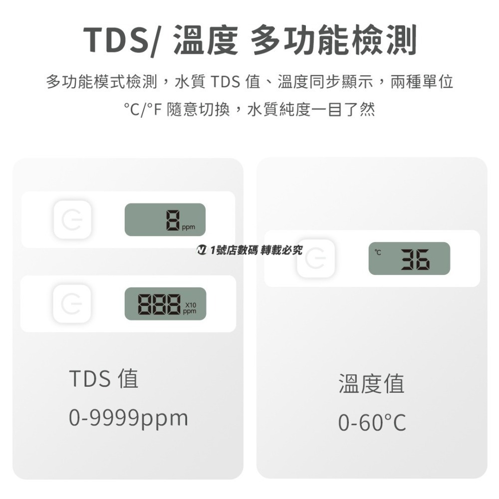 小米有品 杜克 TDS 水質 檢測器 檢測儀 檢測 測量 檢測筆 飲用水 自來水 飲水 桶裝水-細節圖8