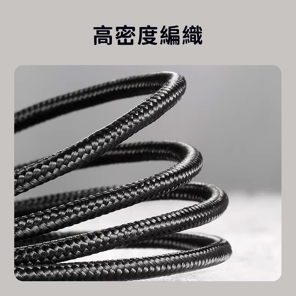 小米有品 倍思 卡福樂 3A 2A Type-C 快充線 數據線 1M 2M 充電線 傳輸線 編織線 USB-細節圖6