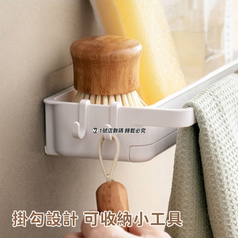 壁掛 抹布 瀝水架 流理臺 置物架 菜瓜布架 瀝水籃 水槽 瀝水架 廚房 浴室 收納架 抹布架-細節圖7