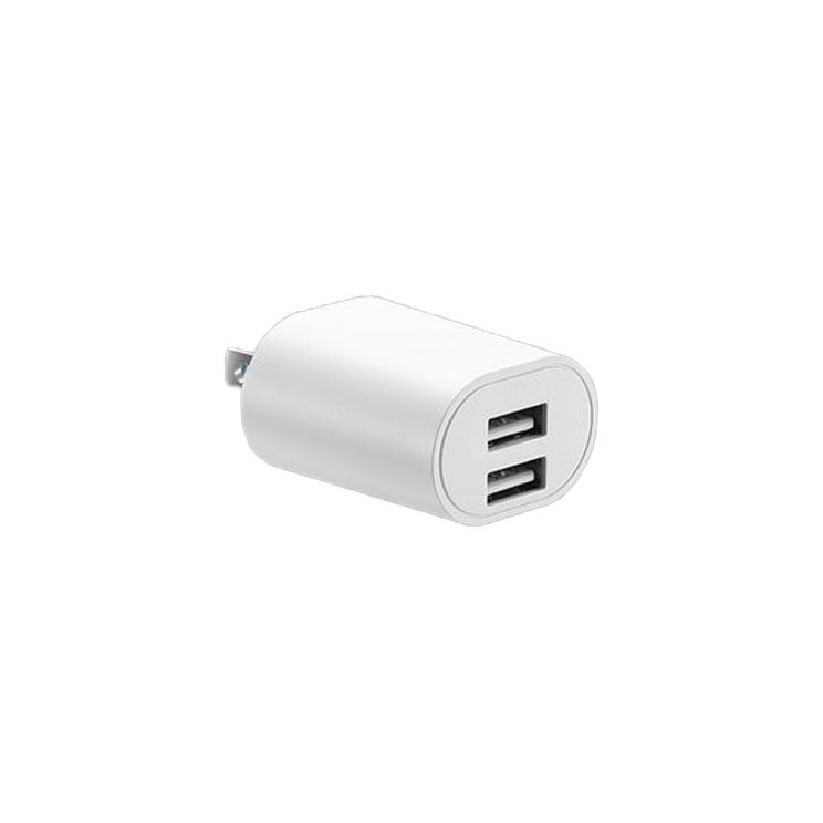 雙孔 2.4A 雙口 USB 充電器 充電頭 旅充 電源供應器 豆腐頭 2口 2孔 適用 iphone 小米-細節圖3