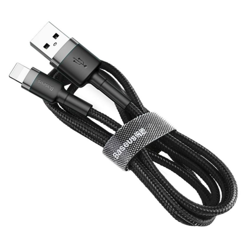 小米有品 倍思 卡福樂  2.4A 1M 2M 數據線 傳輸線 編織線 充電線 適用 iphone 13 14-細節圖2