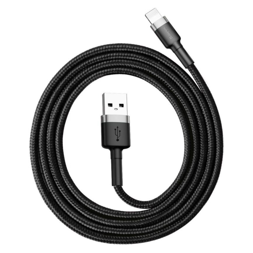 小米有品 倍思 卡福樂  2.4A 1M 2M 數據線 傳輸線 編織線 充電線 適用 iphone 13 14-細節圖3