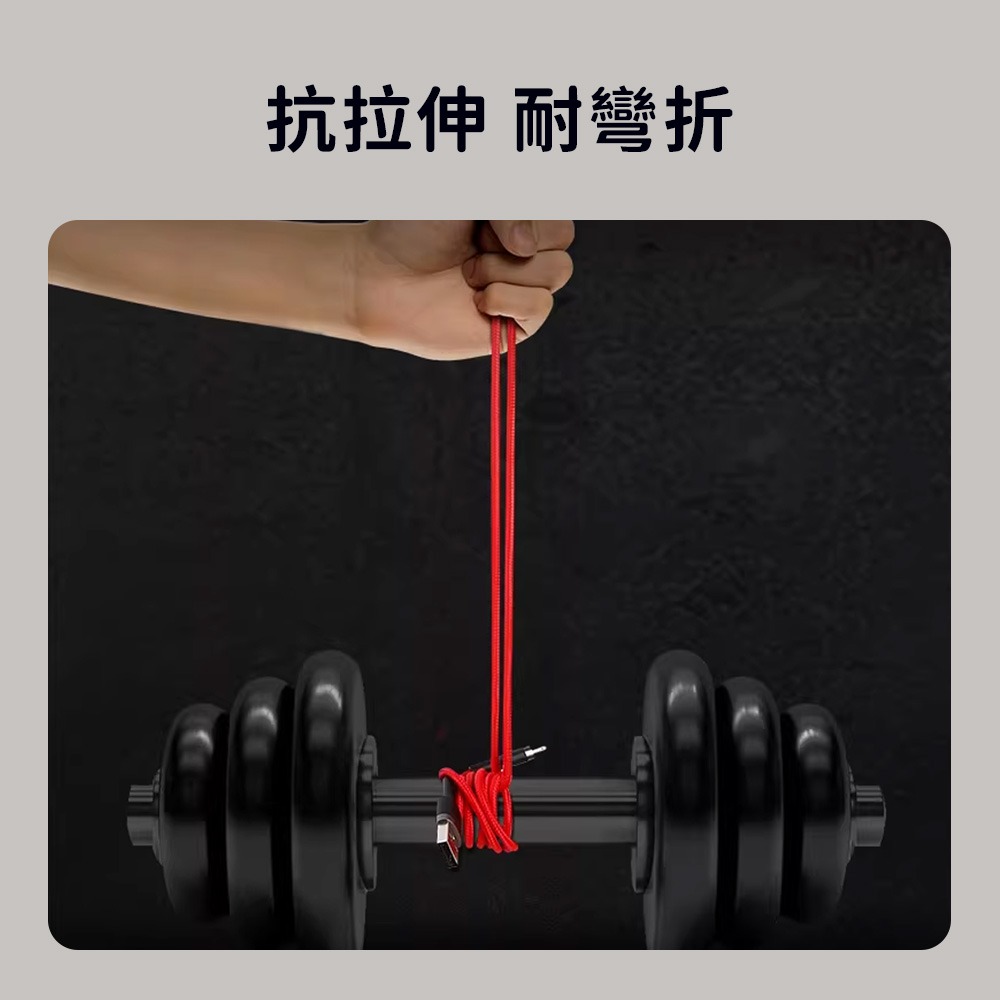 小米有品 倍思 卡福樂  2.4A 1M 2M 數據線 傳輸線 編織線 充電線 適用 iphone 13 14-細節圖6