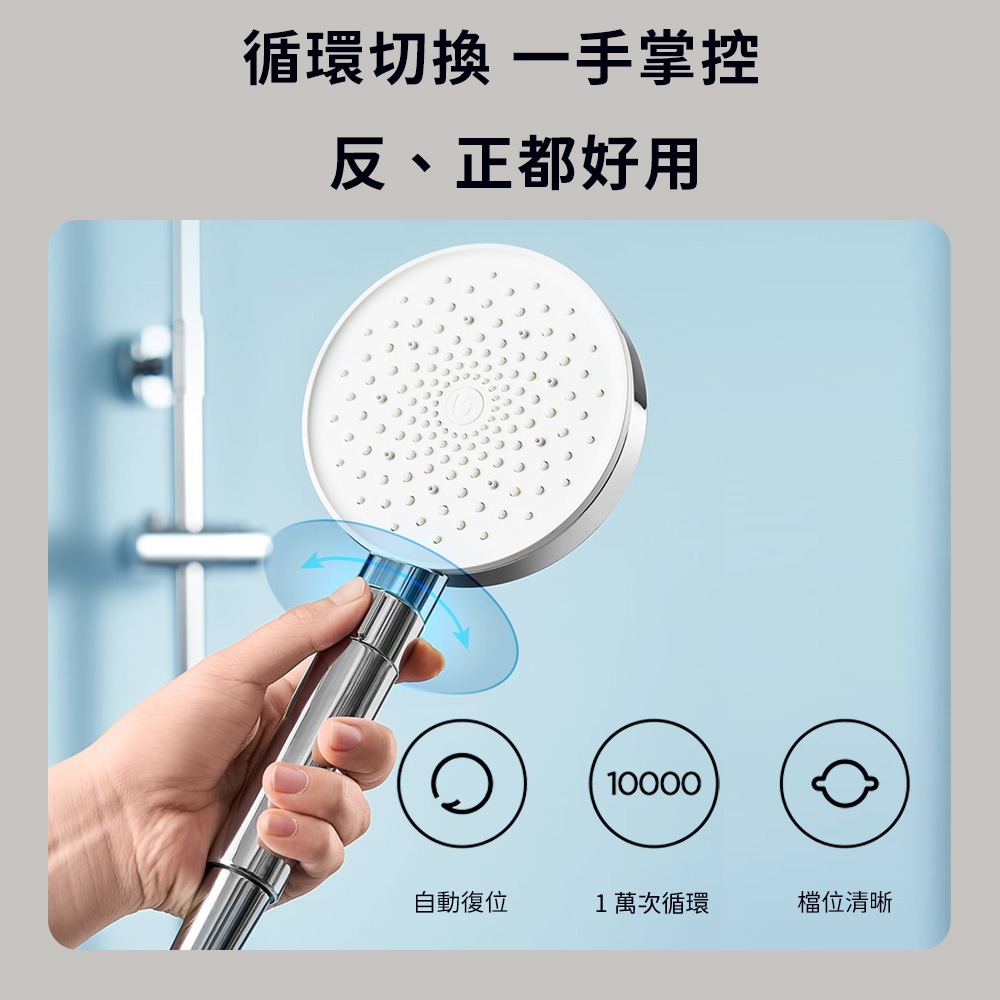 小米 米家 增壓 手持 花灑 蓮蓬頭 沐浴器 省水 流量 水壓 可調 按摩水 雨淋水-細節圖4