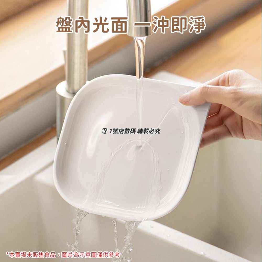 吐骨盤 吐骨碟 4入 套裝 帶把手 附收納盒 底座 家用 小菜碟 點心盤 果盤 零食盤 垃圾碟 剝蝦盤 小碟子 小盤子-細節圖8