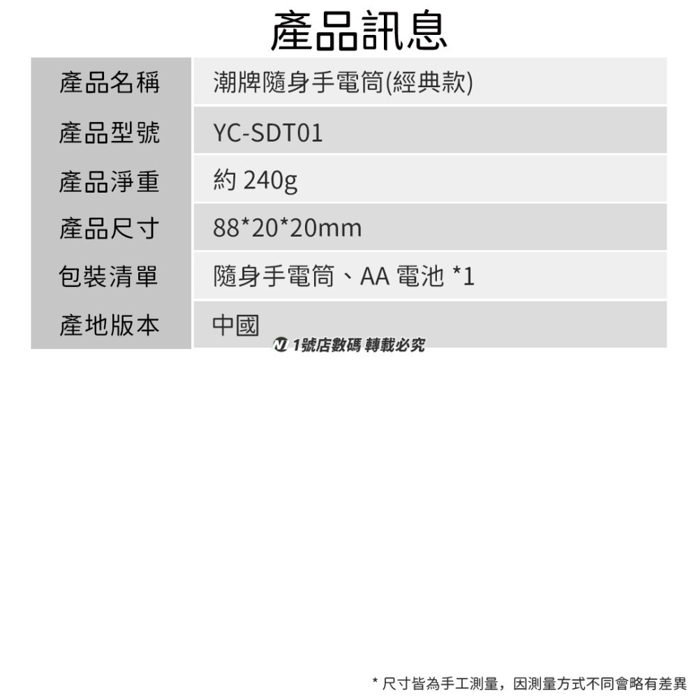 小米有品 潮牌 隨身 手電筒 電池式 爆閃 戶外 遠射 露營 登山 手電 三檔 照明 LED 強光-細節圖11