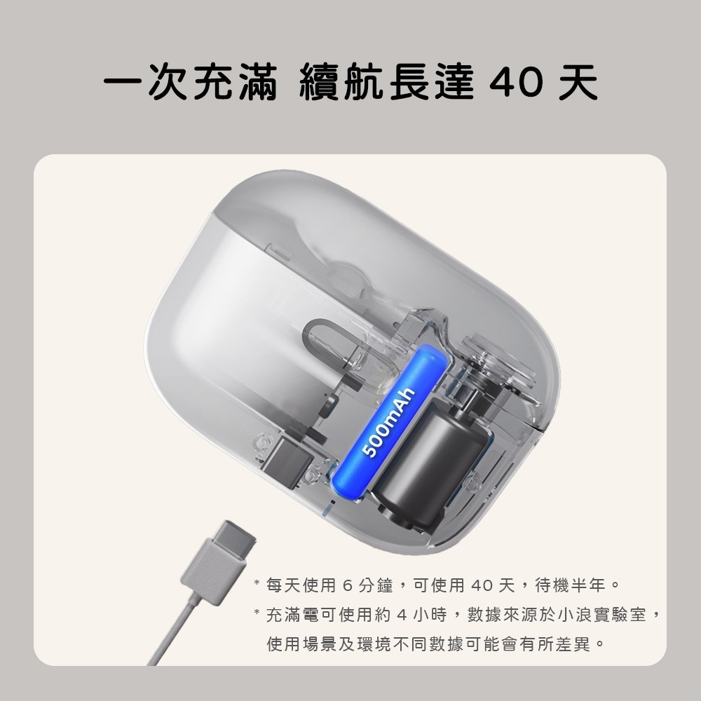 小米有品 小浪 電動 拋光 指甲刀 家用 充電 燈光 照明 磨甲 安全防護 防飛濺 剪磨-細節圖9