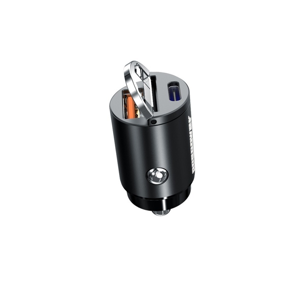 45W 超迷你 車載 充電器 車充 1A1C 雙口 雙孔 TYPE-C USB  車用充電器 車充頭 車用 汽車-細節圖2