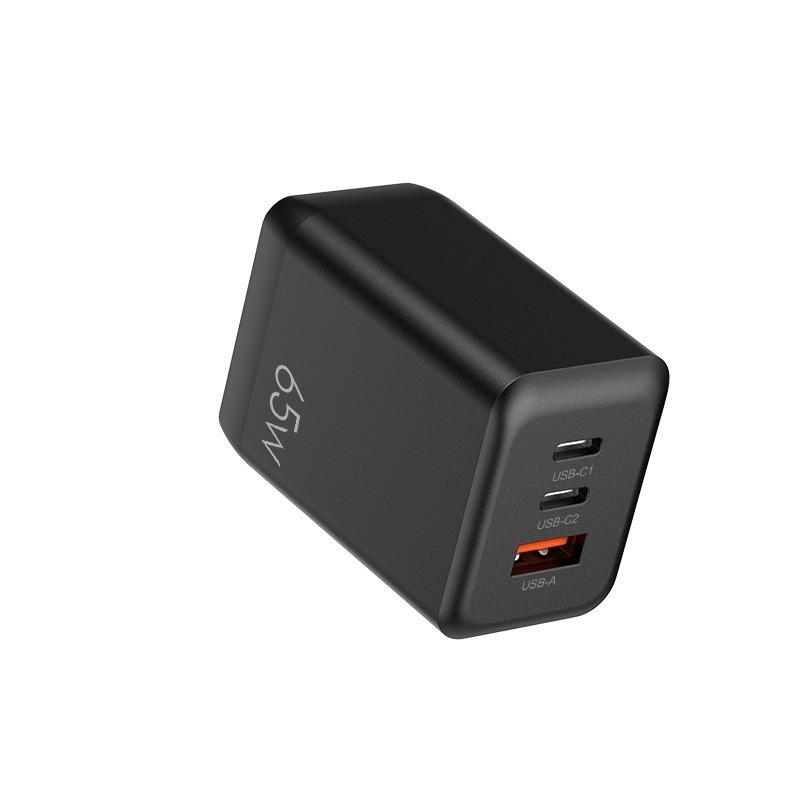 GaN 氮化鎵 65W 充電器 2C1A 充電頭 旅充 PD 快充 三口 三孔 適用 iphone14 15 小米-細節圖3