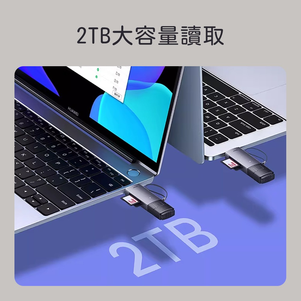 小米有品 倍思 輕享 USB-A 多功能 讀卡器 SD TF USB3.0 讀卡機 手機 電腦 Type-c-細節圖7