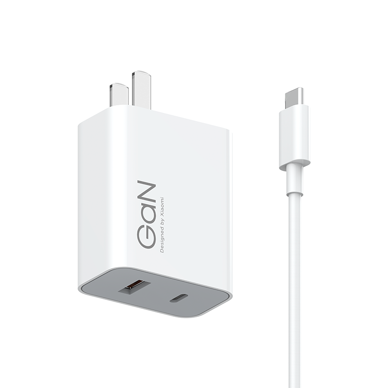 小米 二代 GaN 67w 1A1C 套裝 充電器 充電線 雙口 PD Type-c 適用 iphone-細節圖2