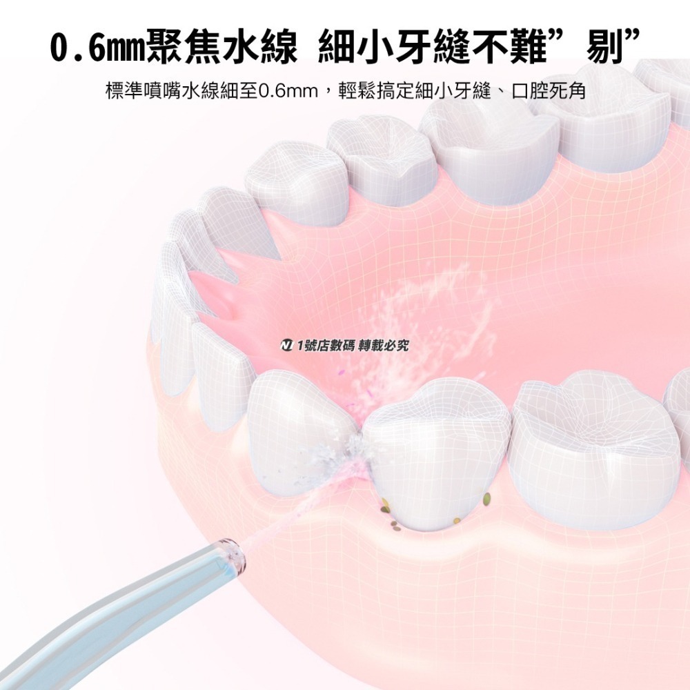 小米 米家 沖牙器 專用 噴嘴 沖頭 噴頭 耗材 補充 牙垢 清潔 牙污 牙縫 牙齦 保養-細節圖3