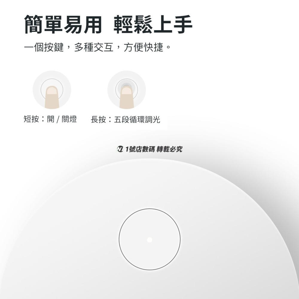 小米有品 Yeelight 桌面 LED燈 檯燈 護眼燈 摺疊 摺疊燈 充電式 Z1 PRO-細節圖10