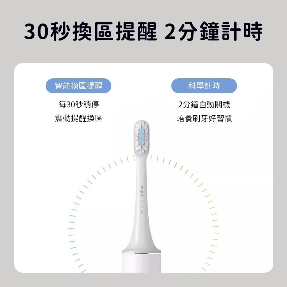 小米 米家 聲波 電動牙刷 牙刷 T300 小米電動牙刷 小米牙刷-細節圖6