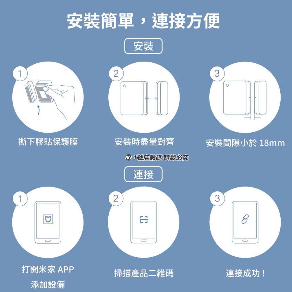 小米 二代 米家 門窗傳感器2 門窗 光敏 傳感器 感應器 防盜器-細節圖7