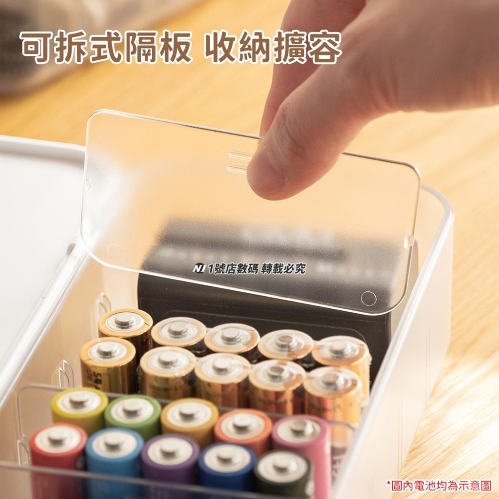 數據線 分隔 收納盒 充電線 收納 線材收納 傳輸線 集線盒 3C 彩妝 文具 桌面 有蓋-細節圖8