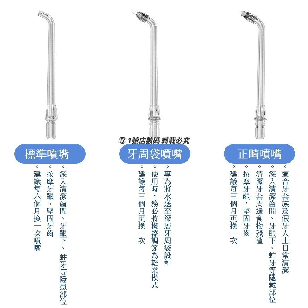 小米有品 英普利 MINI 便攜式 沖牙器 M6 Plus  噴嘴 配件 噴頭 牙縫 牙齒 沖牙機 耗材-細節圖7