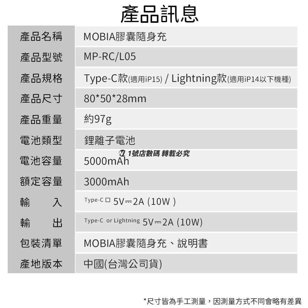 MOBIA 膠囊隨身充 快充 行動電源 充電寶 數顯 旅充頭 大螢幕 液晶螢幕 迷你行充 旅充-細節圖11