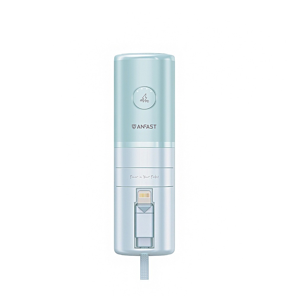 ANFAST 閃極UPS多功能20W口袋寶 Type-C Lightning 快充 行動電源 口袋充 充電寶 自帶線-規格圖8