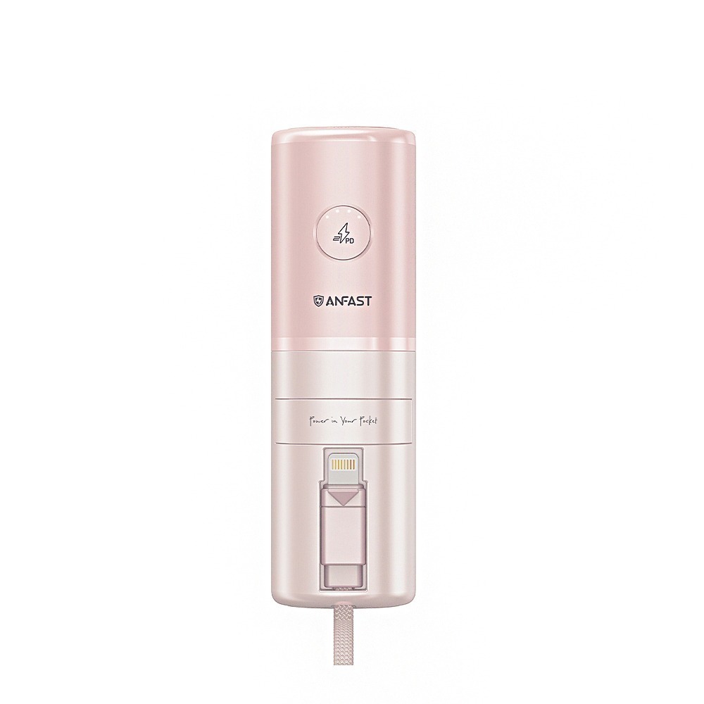 ANFAST 閃極UPS多功能20W口袋寶 Type-C Lightning 快充 行動電源 口袋充 充電寶 自帶線-規格圖10