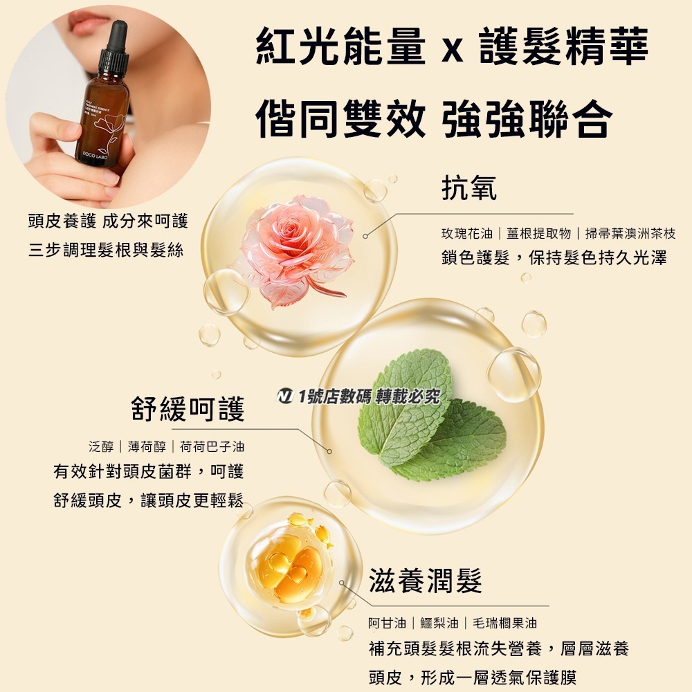 小米有品 DOCO 頭皮護理精華 頭皮護理 頭皮清潔 頭皮養護 按摩頭皮 頭皮按摩-細節圖3