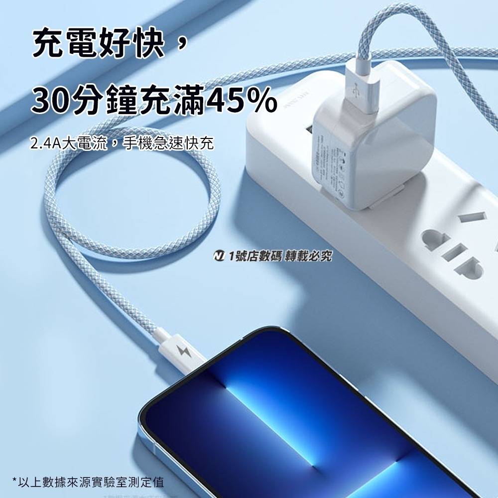 編織快充線 充電線 安卓 usb Micro Type-c 快充 適用 iphone 14 15 小米-細節圖2