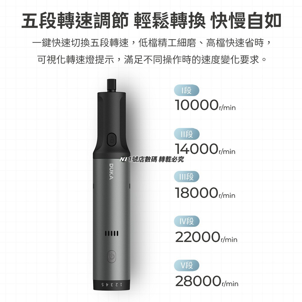 小米有品 杜克 電磨機 EP2 電磨筆 電動 打磨筆 套裝 切割 清潔 研磨 打磨機 除鏽 拋光 雕刻 切割機-細節圖4