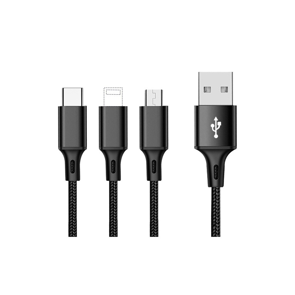 金屬編織充電線 數據線 充電線 傳輸線 安卓 usb Micro Type-c 適用 iphone 14 15 小米-細節圖2