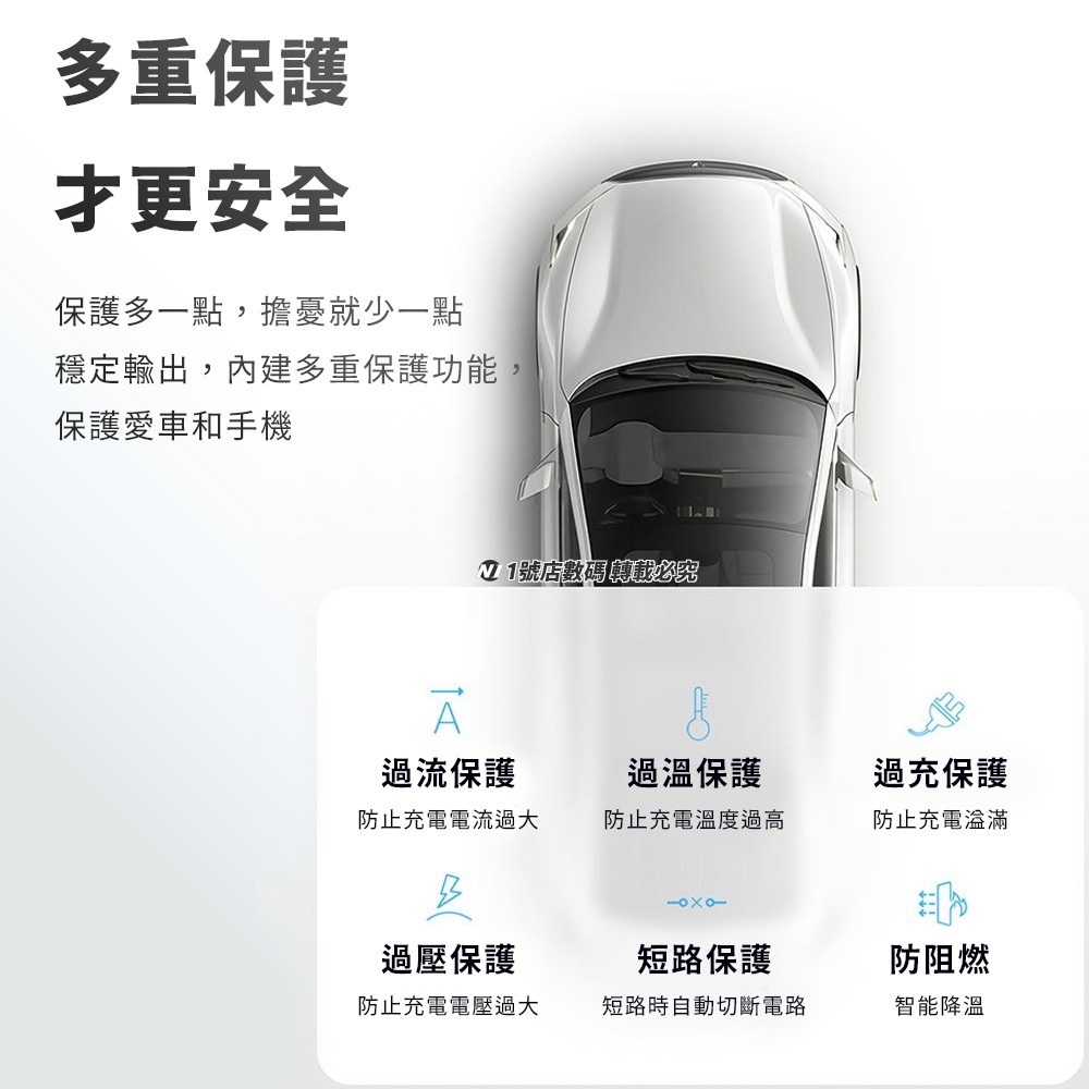 雙TYPE-C 45W PD CC 車載 快充頭 充電器 車充 車用 汽車 適用 小米 三星 iphone-細節圖9