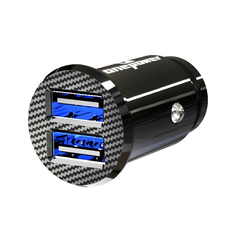 ONEPOWER 車充 充電頭 3.1A 充電器 車用 雙USB 車載 車用充電 USB 雙孔 車充 點煙孔-細節圖2