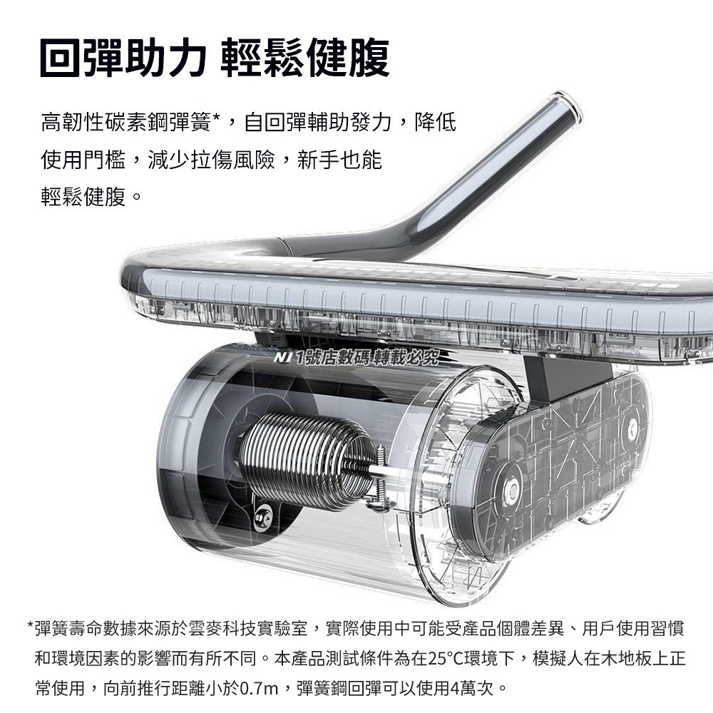 小米 米家 健腹輪 運動 健身 減脂 練腹 健腹 練肌肉 器材 運動器材 健身滾輪 健身器材-細節圖8