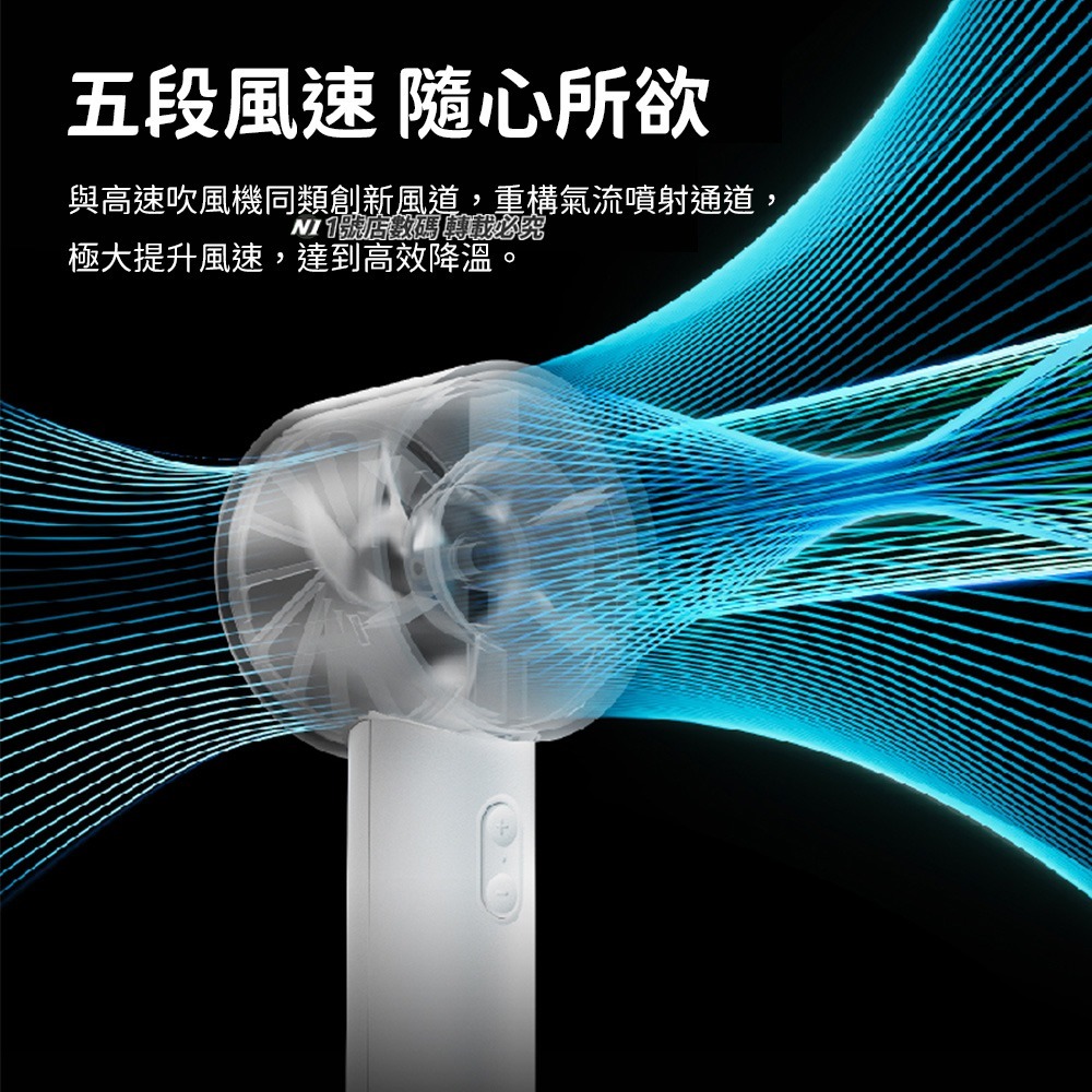 小米有品  素樂 手持小風扇 風扇 手持 桌面  風扇 小風扇 充電式 USB風扇 迷你-細節圖5