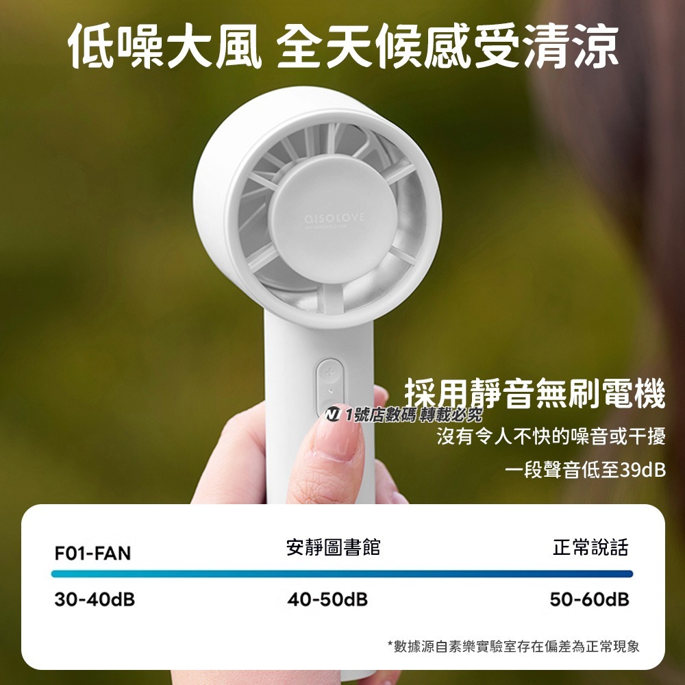 小米有品  素樂 手持小風扇 風扇 手持 桌面  風扇 小風扇 充電式 USB風扇 迷你-細節圖8