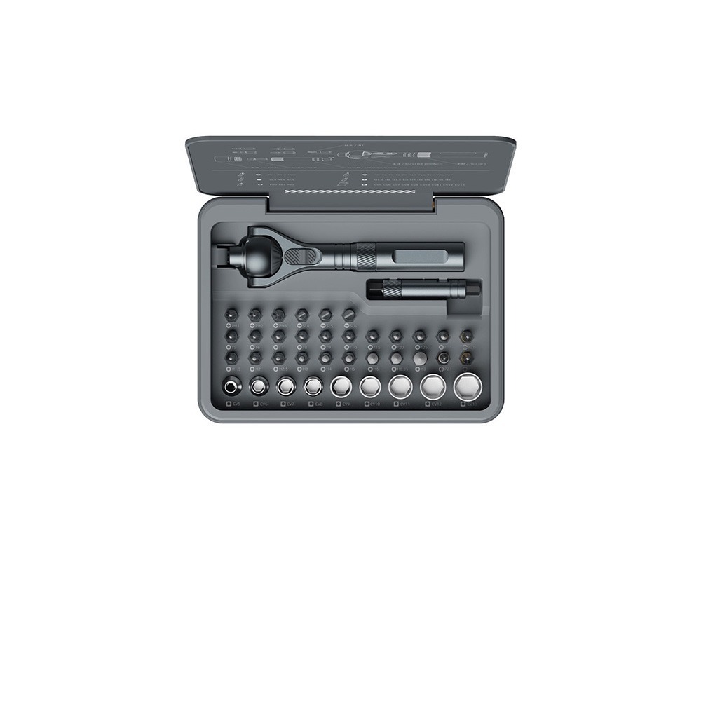 小米有品 棘輪螺絲刀RS2 40合1 多用途 五金工套裝具 螺絲起子 維修 家用 萬向棘輪扳手 螺絲刀-規格圖9