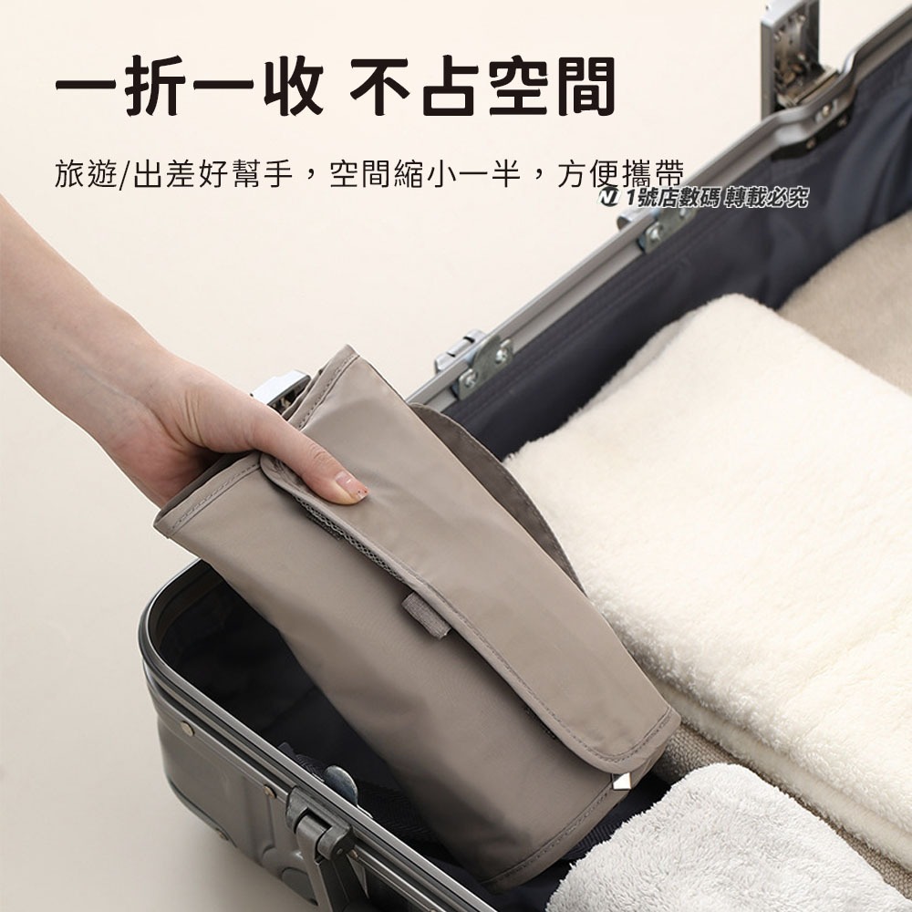 便攜分區洗漱包 旅行收納 盥洗包 掛鉤盥洗包 防潑水 漱洗包 梳洗包 防水包 收納包旅行包 化妝包 化妝品收納 洗漱包-細節圖7