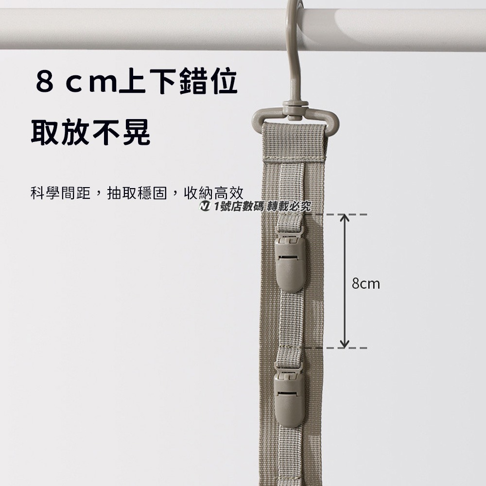 帽子收納掛鉤 8夾 帽子收納串 帽子收納 掛帽夾 帽子收納神器 帽架 收納夾 衣櫥收納 帽子掛架 毛帽 內衣 鴨舌帽-細節圖9