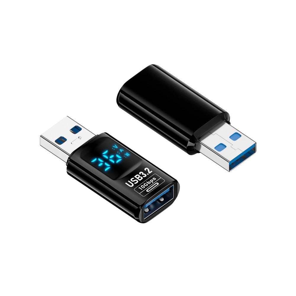 數顯 轉接頭 數位顯示 USB3.2 10Gbps Type-c 測速 電流 電壓 功率-規格圖2