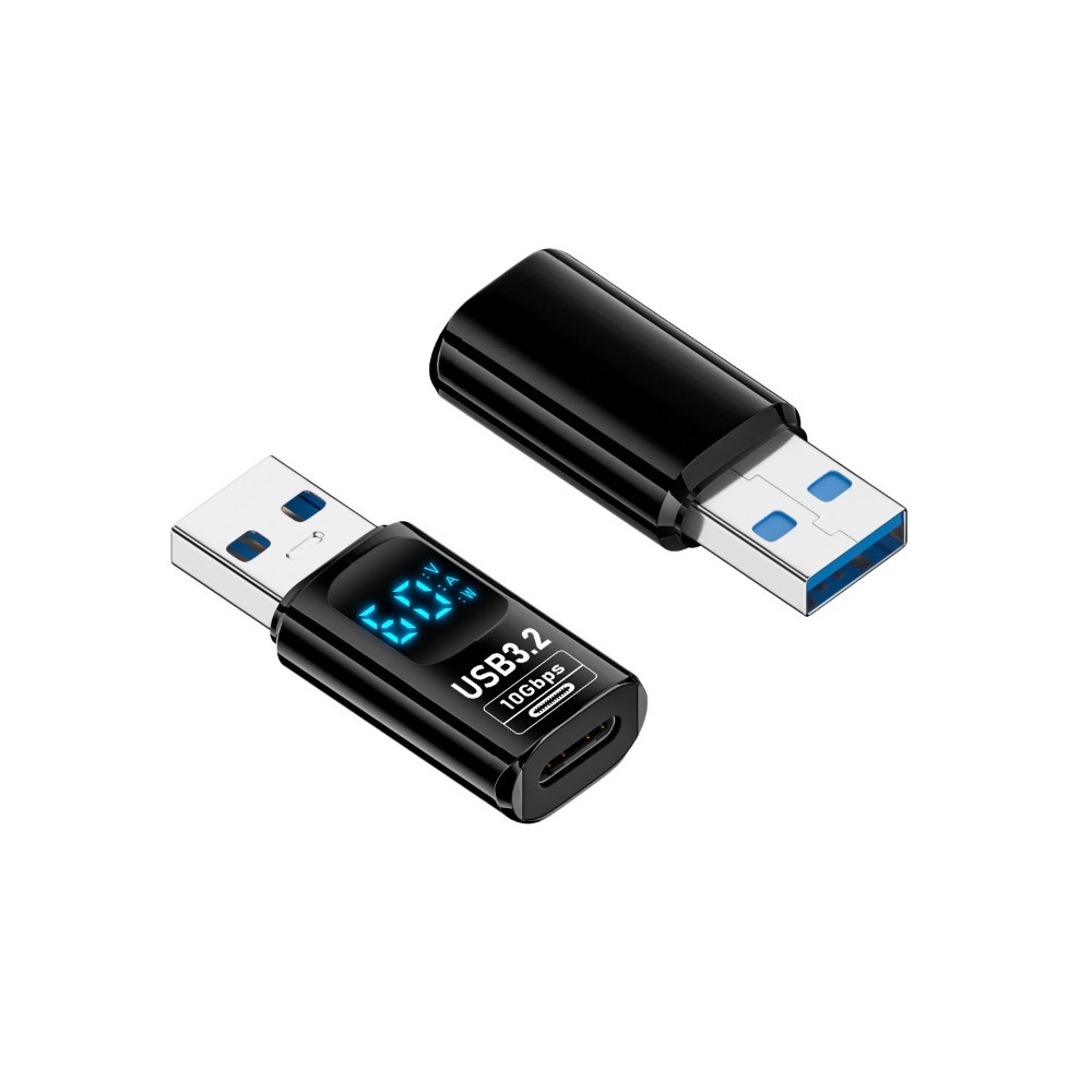 數顯轉接頭 USB公轉Type-C母