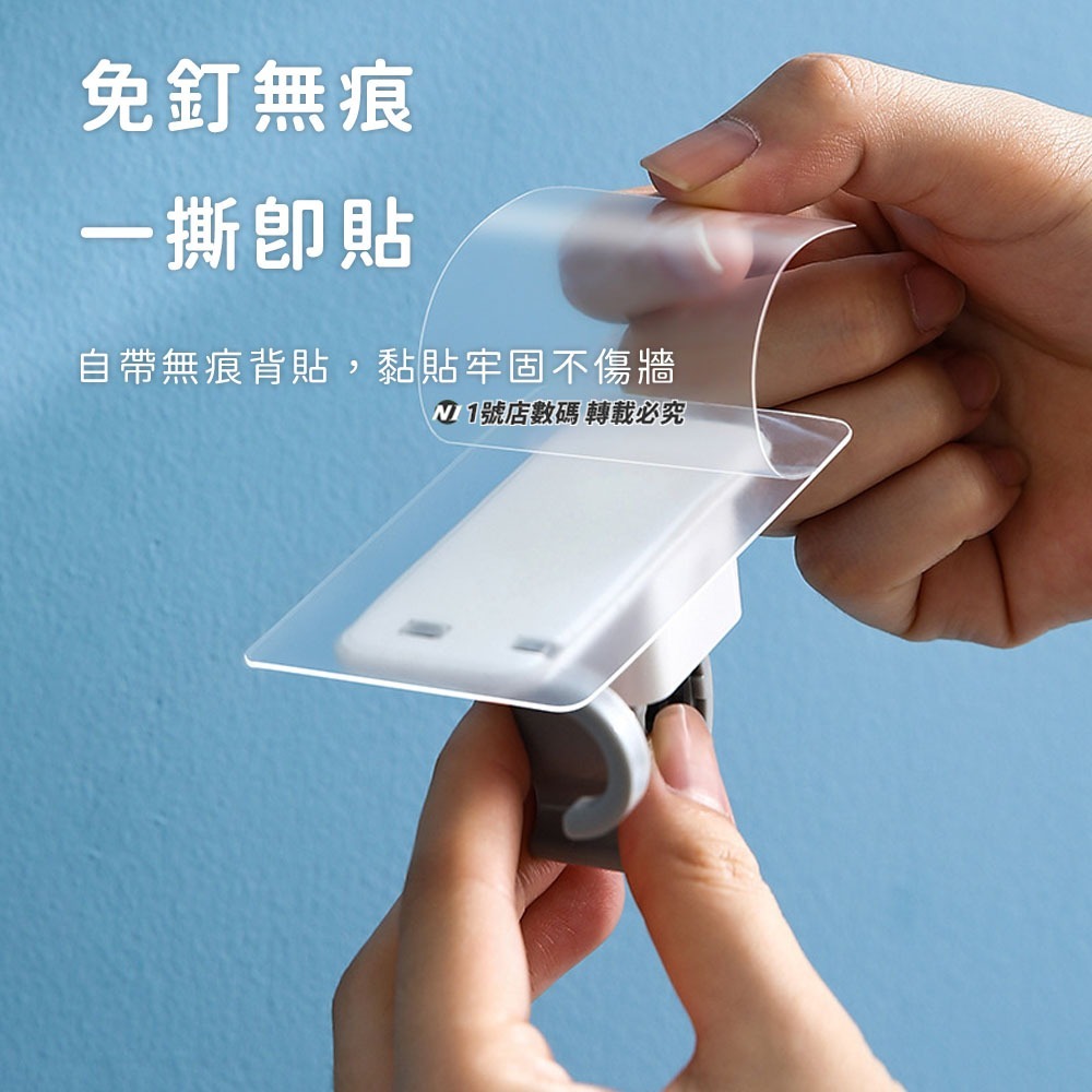 免打孔拖把夾 拖把 收納夾 壁掛拖板夾 壁掛 掛拖把 掛鉤 掛勾 掛鈎 拖把 掃把 馬桶刷 清潔刷-細節圖7