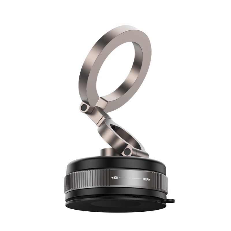 真空吸盤車載支架 手動三軸款 真空吸附 磁吸手機架 折疊 手機架 萬能吸附 支架 吸盤 車用 磁吸手機支架 手機架-細節圖2