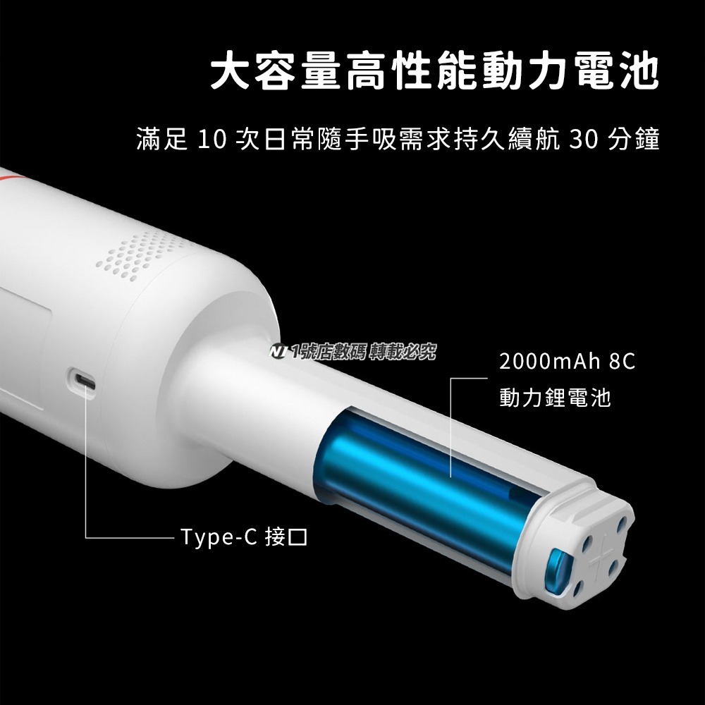 小米有品 Lydsto 手持吸塵器 家用 車用 隨手吸塵器 無線吸塵器 輕巧吸塵器-細節圖6