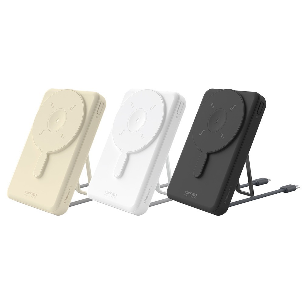 ONPRO MagReact M5 5合1 磁吸無線急速行動電源 自帶線 無線充 磁吸行動電源-細節圖2
