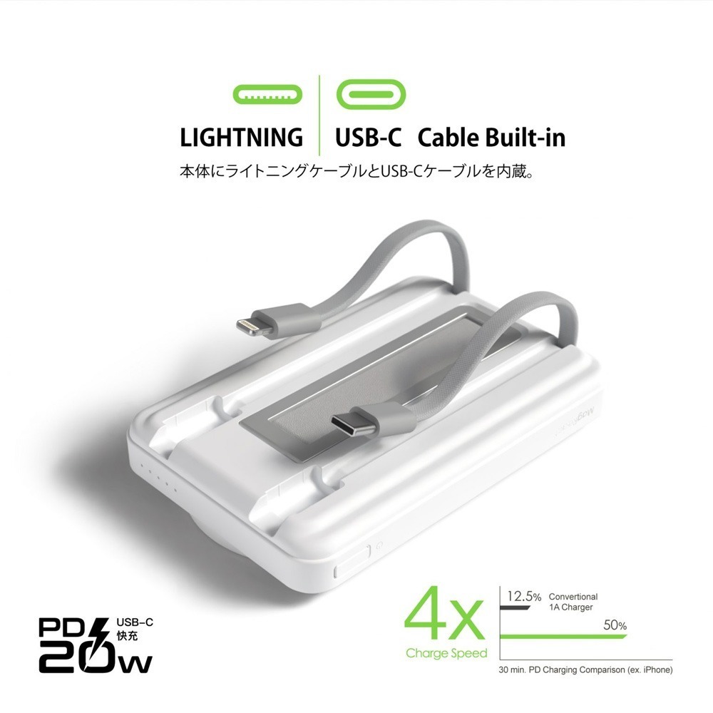 ONPRO MagReact M5 5合1 磁吸無線急速行動電源 自帶線 無線充 磁吸行動電源-細節圖8