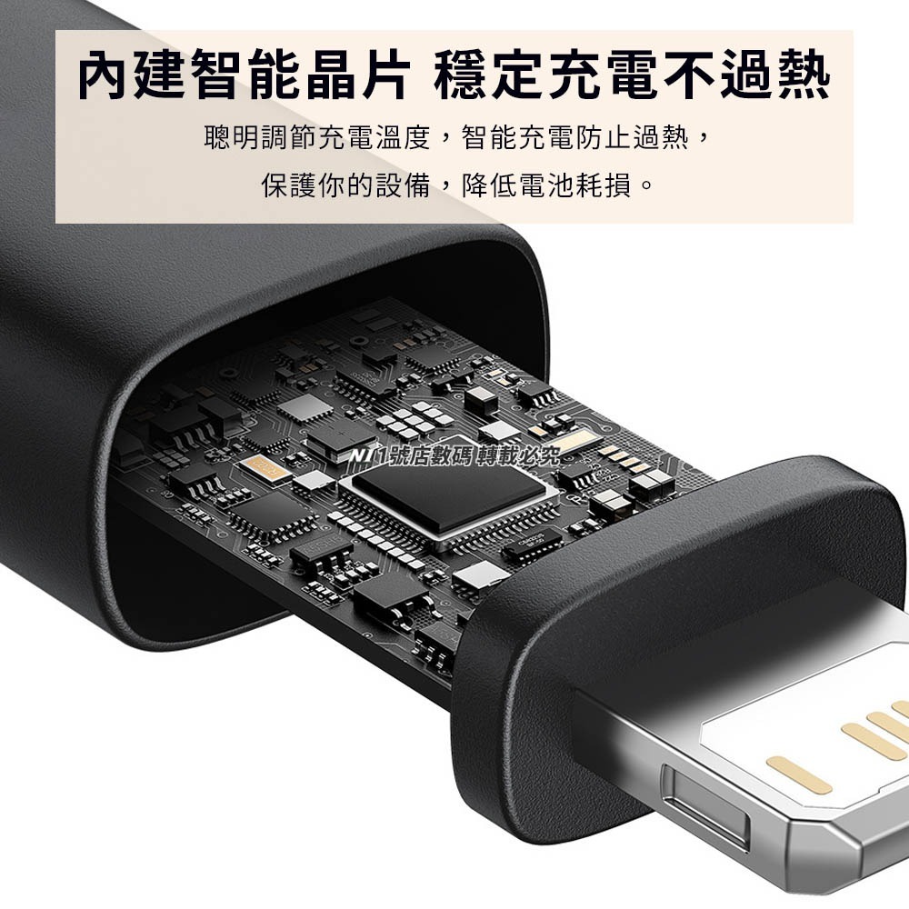 小米有品 新卡福樂 USB to Lightning 強韌系列 2.4A 快充 傳輸線 編織線 充電線 1m 2m-細節圖7