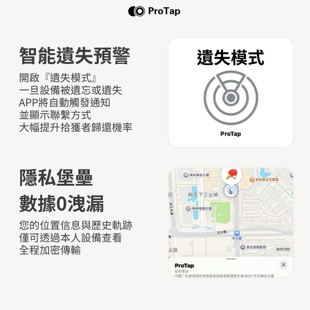 小米有品 ProTap 智能防丟器 AirTag 定位器 防丟器 追蹤器 寵物 錢包 汽車 兒童 老人 機車 鑰匙-細節圖6