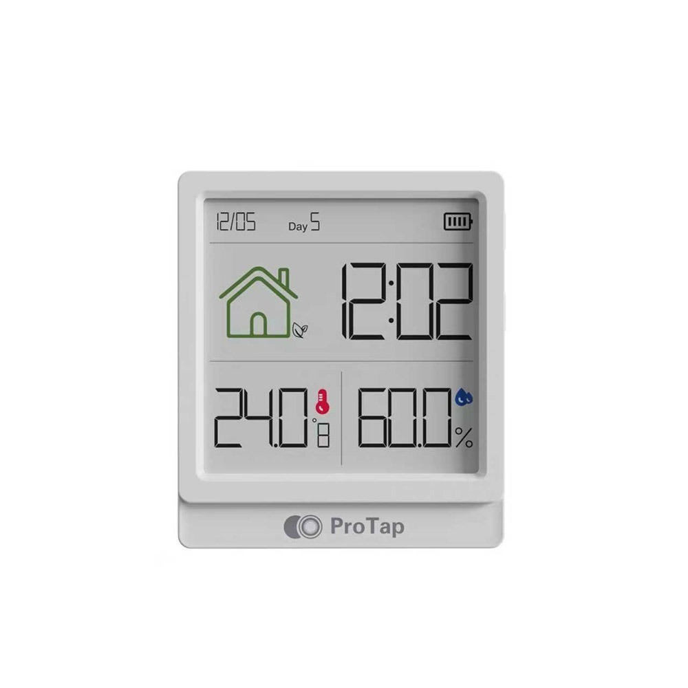 小米有品 ProTap 溫溼度計E1C 溫濕度計 溫濕度 時鐘 溫溼度計 水族 寵物 監測 溼度 溫度-細節圖2