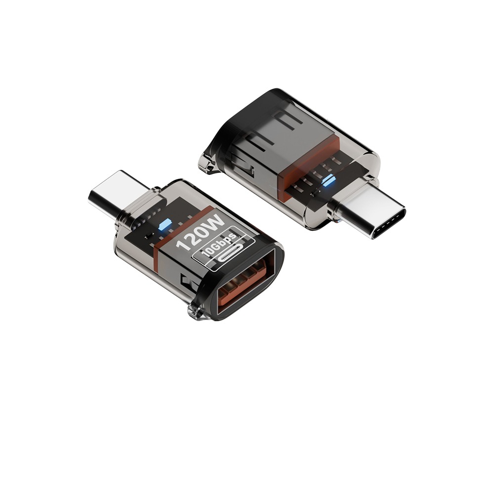 轉接頭 120W Type-C公轉USB 3.2 轉換頭 迷你 轉接器 OTG 手機 電腦 轉換器-細節圖2