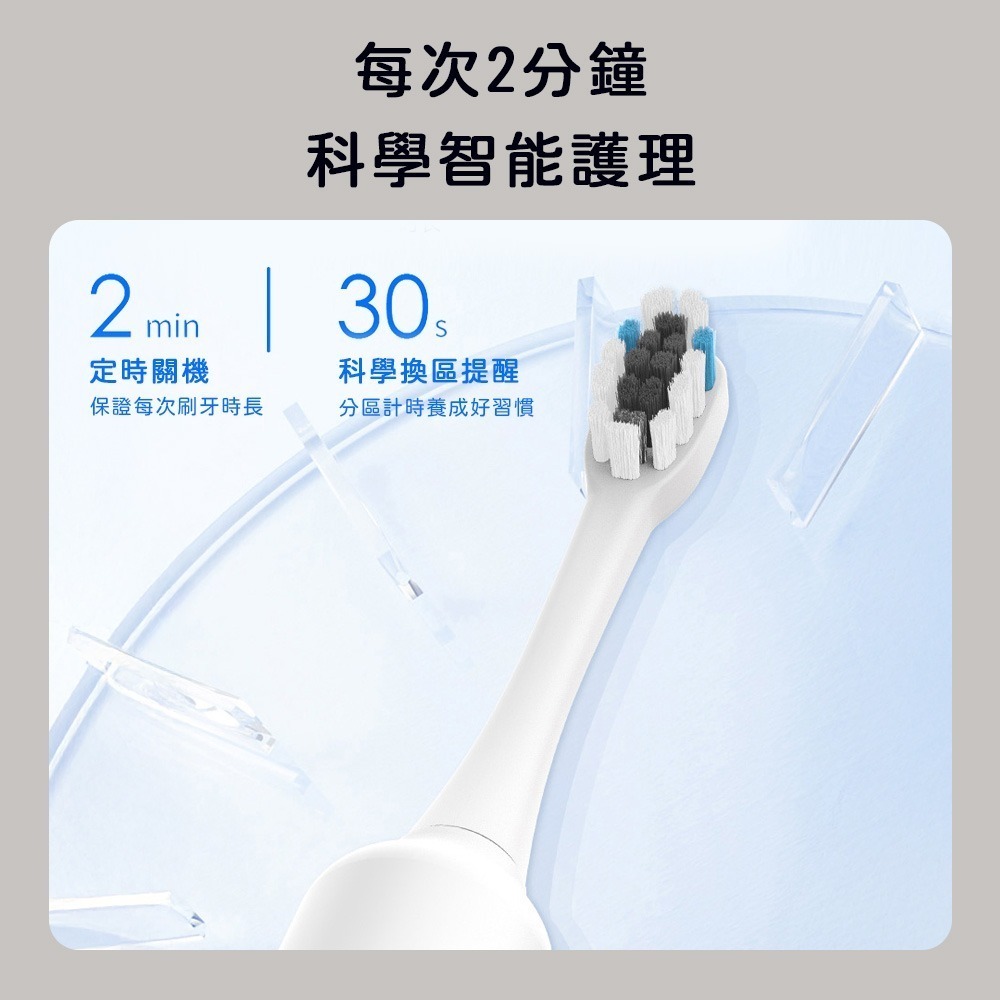 小米有品 掃震電動牙刷 MT001 電動牙刷 掃震牙刷 聲波掃震電動牙刷 聲波 電動牙刷 刷牙 掃震牙刷-細節圖8