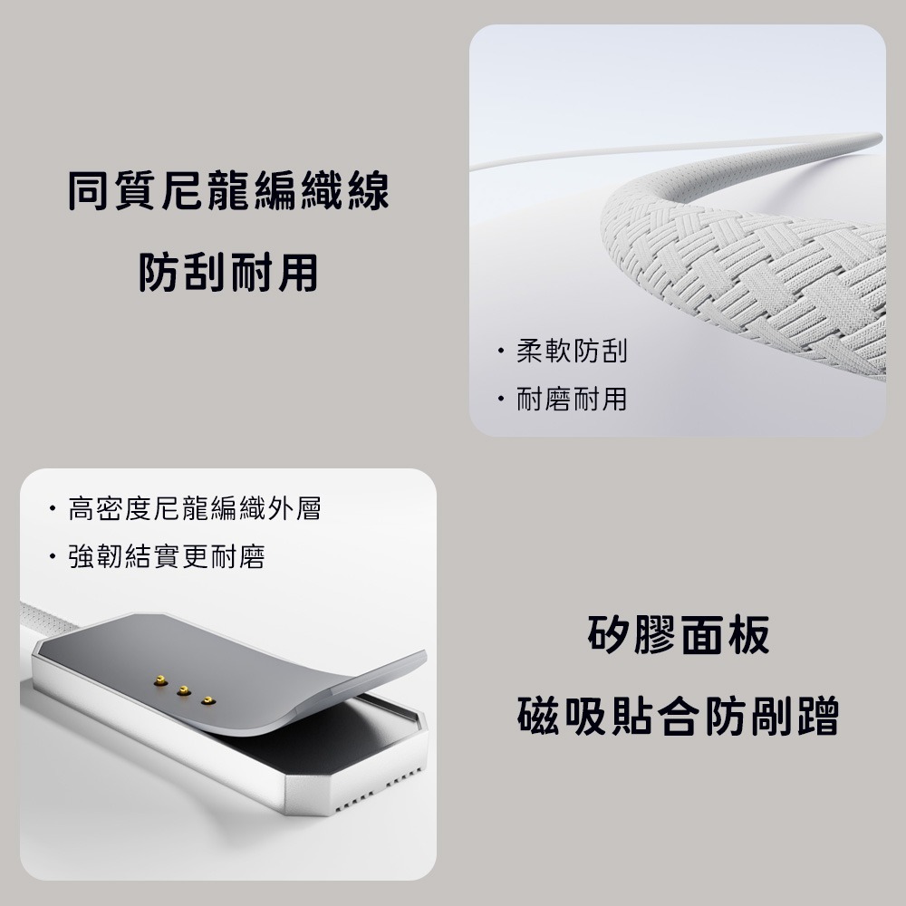 iPad磁吸充電線 18W 35W 磁吸快充線 蘋果 充電線 傳輸線 適用iPad Air iPad Pro 編織線-細節圖10