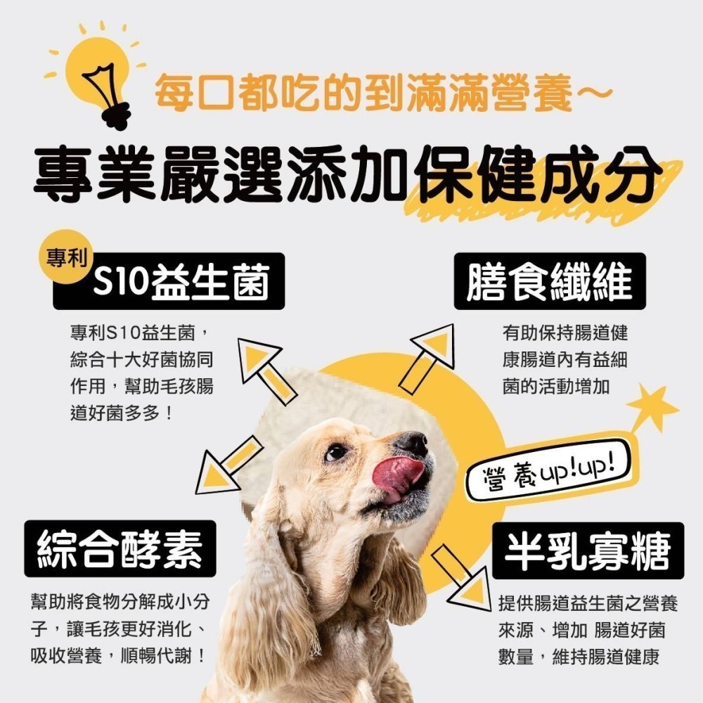 【毛孩寶PetPro】機能營養凍乾-山珍雞肉 有感添加營養成分／寵物零食 寵物凍乾 犬貓零食 犬貓凍乾-細節圖3